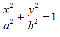 Equazione dell'ellisse in forma canonica