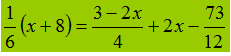 Verifica della soluzione di una equazione