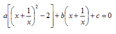 Risoluzione equazioni reciproche