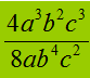 Semplificazione di frazione algebrica