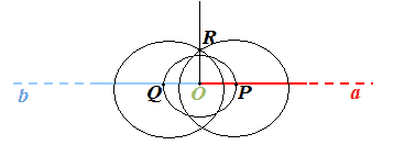 Bisettrice dell'angolo piatto