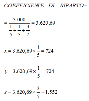 Coefficiente di riparto