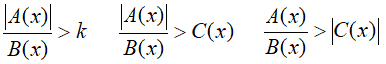 Risoluzione di disequazioni fratte con valore assoluto