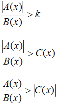 Risoluzione disequazioni con valore assoluto