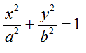 Equazione dell'ellisse