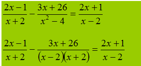 Equazioni frazionarie numeriche