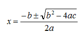 Formula risolutiva