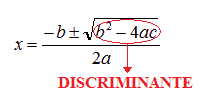 Discriminante dell'equazione