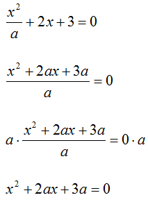 Equazioni intere di secondo grado letterali