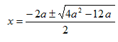 Equazioni intere di secondo grado letterali