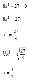 Risoluzione equazione binomia