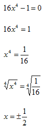 Risoluzione equazione binomia