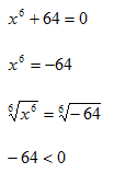 Risoluzione equazione binomia