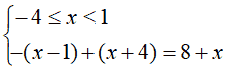 Soluzione di equazioni con due moduli