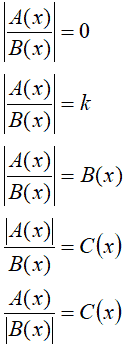 Equazioni con valore assoluto