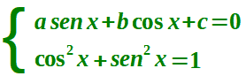 Risoluzione di equazioni lineari in seno e coseno