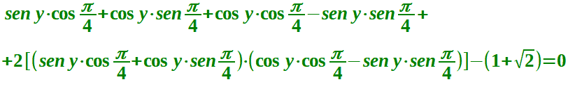 Risoluzione di equazioni simmetriche rispetto al seno e al coseno