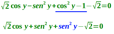 Risoluzione di equazioni simmetriche rispetto al seno e al coseno