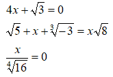 Equazioni razionali
