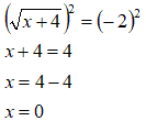 Risoluzione equazioni irrazionali