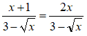 Come si risolvono le equazioni irrazionali fratte