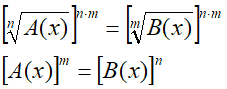 Risoluzione equazioni irrazionali