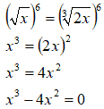 Risoluzione equazioni irrazionali