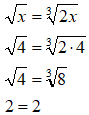 Risoluzione equazioni irrazionali