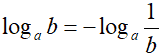 Proprietà dei logaritmi: invertire l'argomento