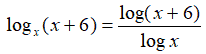 Equazioni logaritmiche con l'incognita nella base e nell'argomento