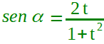 Formula parametrica del seno