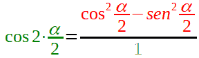 Formula parametrica del coseno