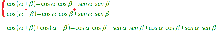 Formula di prostaferesi per il coseno