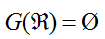 G(R) è uguale all'insieme vuoto
