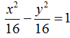 Equazione dell'iperbole