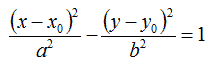 Equazione dell'iperbole traslata
