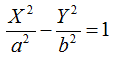 Equazione dell'iperbole canonica rispetto agli assi XP0Y