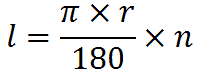 Lunghezza dell'arco che limita il settore circolare