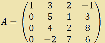 Matrice quadrata di ordine 4