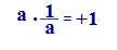 reciproco del numero a