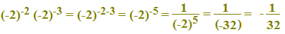 Proprietà delle potenze di numeri relativi con esponente negativo
