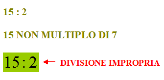divisione impropria