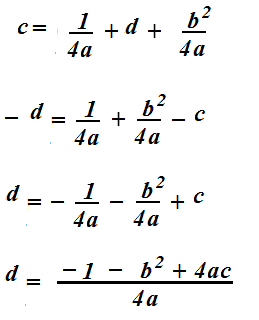 Coordinate del fuoco della parabola