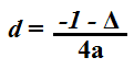 Coordinate del fuoco della parabola