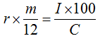 Formule inverse interesse semplice