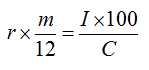Formule inverse interesse semplice