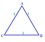 Teorema di Pitagora e triangolo equilatero