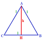 Teorema di Pitagora e triangolo equilatero