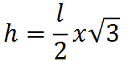 Teorema di Pitagora e triangolo equilatero