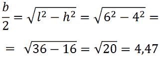 Teorema di Pitagora e triangolo isoscele